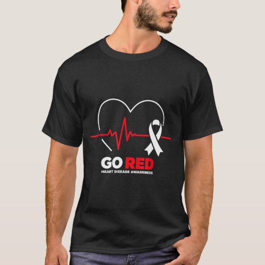 Go Red For Women American Chd Heart Disease Month  Tシャツ (正面)