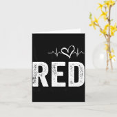 Go Red For Women American Heart Disease Month Awar カード (黄色い花)