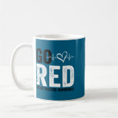Go Red For Women American Heart Disease Month Awar コーヒーマグカップ (左)