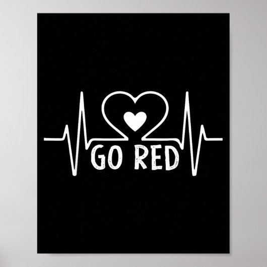 Go Red For Women American Heart Disease Month Awar ポスター (正面)