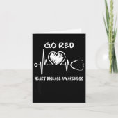 Go Red Heart Disease Awareness Month  カード (正面)