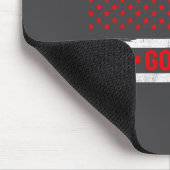 Go Red Heart Disease Suprt Flag - Heart Disease Aw マウスパッド (コーナー)