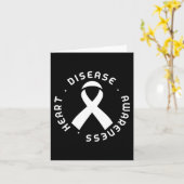 Go Red In February Heart Disease Awareness Health  カード (黄色い花)