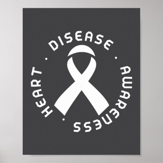 Go Red In February Heart Disease Awareness Health  ポスター (正面)