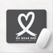 Go Red In February Heart Disease Awareness Health  マウスパッド (マウス)