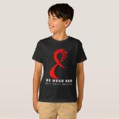 Go Red In February Heart Disease Awareness Health  Tシャツ (正面フル)