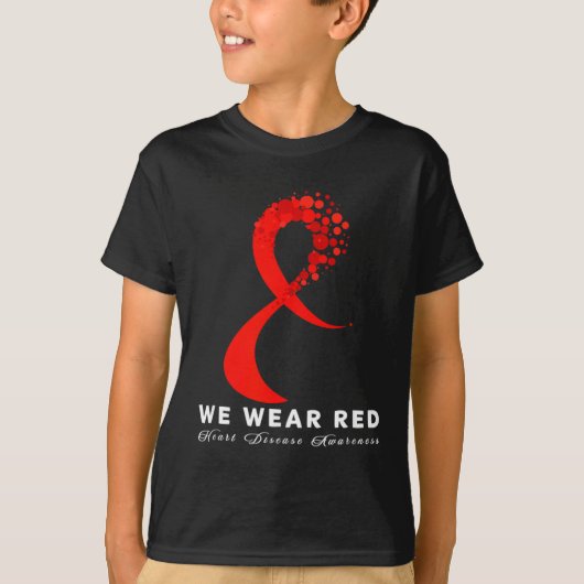 Go Red In February Heart Disease Awareness Health  Tシャツ (正面)