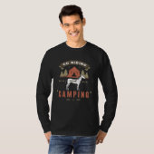 Go Riding and Camping Horse Trail Rider Horse Camp Tシャツ (正面フル)