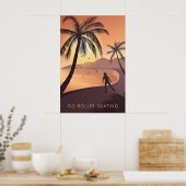 Go Roller Skating Travel Poster ポスター (キッチン)