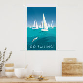 Go Sailing Travel Poster ポスター (キッチン)
