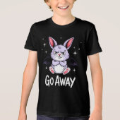 Go Sassy遠くに Gothic Bunny Creepy Cute トライブレンドＴシャツ (正面)