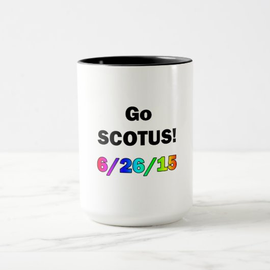 Go SCOTUS マグカップ (中央)