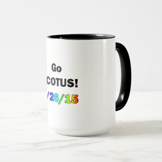 Go SCOTUS マグカップ (正面右)