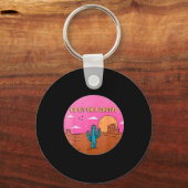 Go Sit On A Cactus Succulent Plant Gardening Desig キーホルダー (正面)