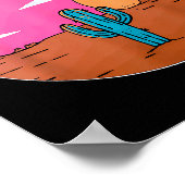 Go Sit On A Cactus Succulent Plant Gardening Desig ポスター (角)