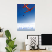 Go Skydiving Travel Poster ポスター (ホームオフィス)