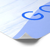 Go Sledding Travel Poster ポスター (角)