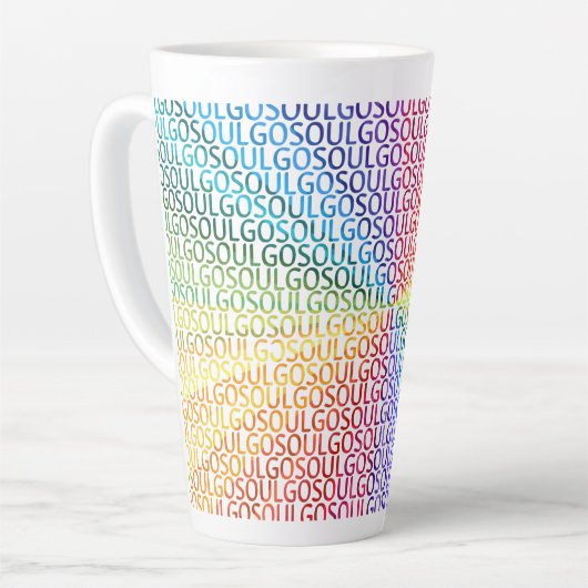 Go Soul カフェラテマグ (左アングル)