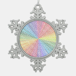 Go Soul! スノーフレークピューターオーナメント