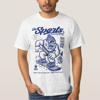 Go Sports - イエティが登場 Tシャツ