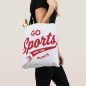 Go Sports Win the Points トートバッグ (クローズアップ)