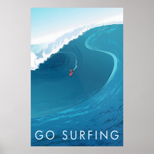 Go Surfing Travel Poster ポスター (正面)