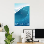 Go Surfing Travel Poster ポスター (ホームオフィス)