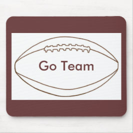 Go Team, Football Outline mouseads マウスパッド