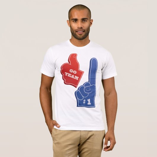 Go Team Mens Tシャツ (正面フル)