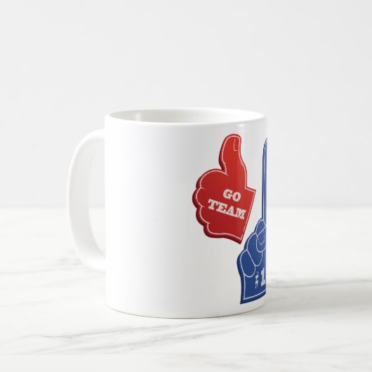 Go Team Mug コーヒーマグカップ (正面左)