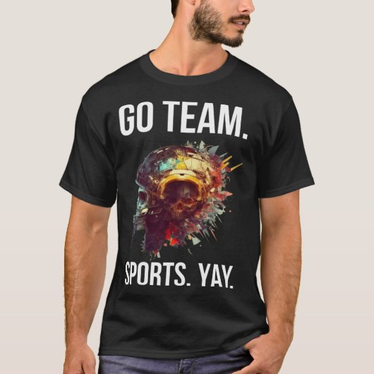 Go Team Sports Yay  4 Tシャツ (正面)
