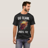 Go Team Sports Yay  4 Tシャツ (正面フル)
