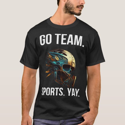 Go Team Sports Yay  8 Tシャツ (正面)