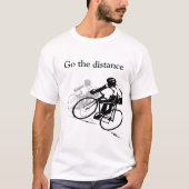 Go the DistanceサイクリングTシャツ Tシャツ (正面)
