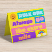 Go the Extra Mile – Motivational Greeting Card カード