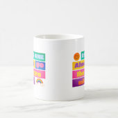 Go the Extra Mile – Motivational Rainbow Mug コーヒーマグカップ (中央)