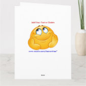 Go Tiger BIG Greeting Card - SRF カード (裏面)