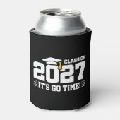 「GO TIME」卒業式の引用 2027年卒業生クラス 缶クーラー (缶正面)
