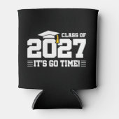 「GO TIME」卒業式の引用 2027年卒業生クラス 缶クーラー (正面)