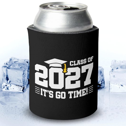 「GO TIME」卒業式の引用 2027年卒業生クラス 缶クーラー