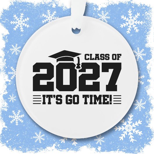 Go Time Graduation Year Senior Class of 2027 オーナメント
