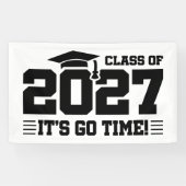 Go Time Graduation Year Senior Class of 2027 横断幕 (横)