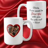 Go to Prom with me? Promposal Photo  コーヒーマグカップ