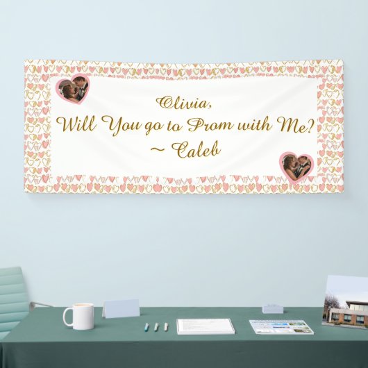  Go to Prom with Me | Romantic Promposal 横断幕 (トレードショー)