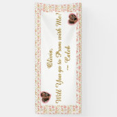  Go to Prom with Me | Romantic Promposal 横断幕 (縦)