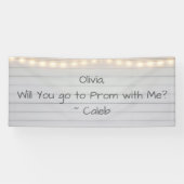  Go to Prom with Me | Romantic Promposal 横断幕 (横)