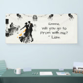  Go to Prom with Me | Romantic Promposal 横断幕 (トレードショー)