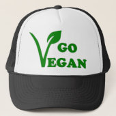 GO VEGAN キャップ (正面)