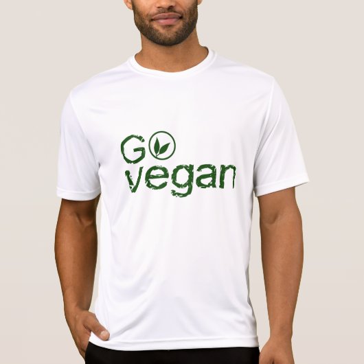 Go Vegan Sport-Tek Tシャツ (正面)