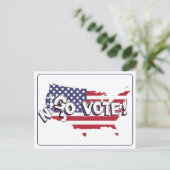 Go Vote! Wahlaufforderungs ポストカード (スタンド正面)